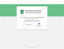 Tablet Screenshot of johnenzzocruises.com